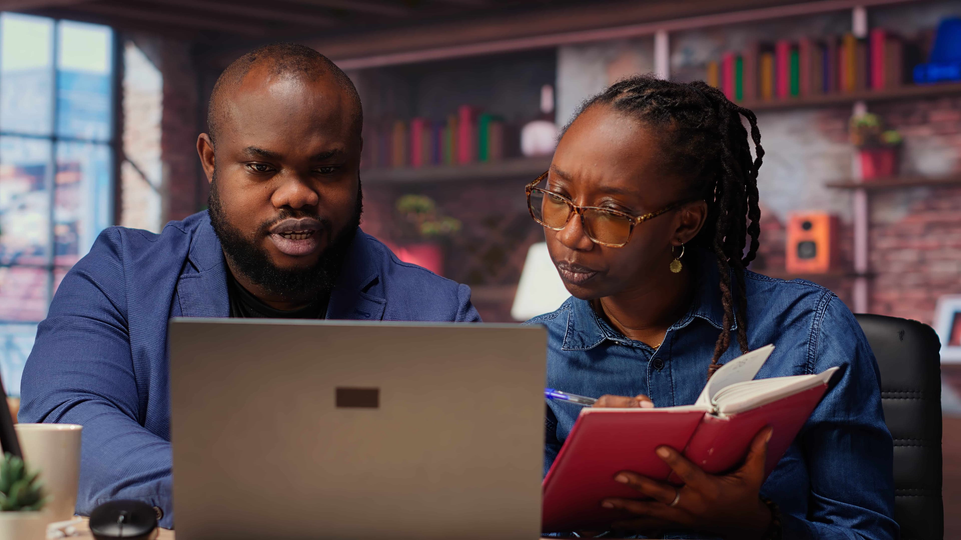 learner working with teacher